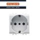 PRESA GEWISS CHORUS SCHUKO 2P+T 16A BIANCO GW10205