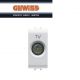 PRESA TV PASSANTE 10dB CONNETTORE IEC MASCHIO GEWISS CHORUS GW10363 BIANCO
