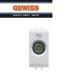 PRESA TV PASSANTE 14dB CONNETTORE IEC MASCHIO GEWISS CHORUS GW10364 BIANCO