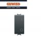 INTERRUTTORE 2P 16AX GENERICO GEWISS CHORUS NERO GW12004