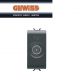 PRESA TV DIRETTA CONNETTORE IEC MASCHIO GEWISS CHORUS NERO GW12361