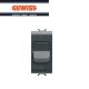INTERRUTTORE MAGNETOTERMICO 1P+N 16A GEWISS CHORUS NERO GW12468
