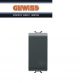 RELE' PASSO-PASSO 2P 10AX 4 FREQUENZE GEWISS CHORUS NERO GW12723