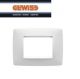 PLACCA ONE 3 POSTI GEWISS CHORUS GW16103TB BIANCO