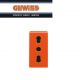 PRESA BIVALENTE GEWISS SYSTEM 2P+T 16A ARANCIO GW20286