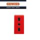 PRESA GEWISS SYSTEM ROSSA 2P+T 16A BIVALENTE GW20295