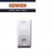 PULSANTE 1P NC 10A SIMBOLO CERCHIO GEWISS SYSTEM WHITE GW20519