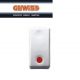 PULSANTE NC 10A AUSILIARE NA ARRESTO SIMBOLO ROSSO GEWISS SYSTEM WHITE GW20523