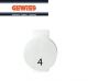 DISCHETTO SEGNALETICO SIMBOLO 4 GEWISS SYSTEM WHITE GW20564