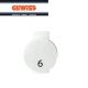 DISCHETTO SEGNALETICO SIMBOLO 6 GEWISS SYSTEM WHITE GW20566