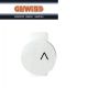 DISCHETTO SEGNALETICO FRECCIA VERTICALE ALTO GEWISS SYSTEM WHITE GW20596