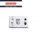 PRESA RASOIO EUROAMERICANO PER ALBERGO GEWISS SYSTEM WHITE GW20841