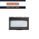 PULSANTE CON TARGA PORTANOME 3 MOD GEWISS SYSTEM BLACK GW21024