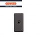 COPRIFORO GEWISS 1 POSTO USCITA CAVO SYSTEM BLACK GW21058