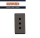 PRESA GEWISS STANDARD 2P+T 10A SYSTEM BLACK GW21201