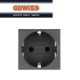 PRESA STANDARD TEDESCO 2P+T 16A GEWISS SYSTEM BLACK GW21265