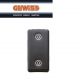 PULSANTE 1P NA+NA 10A INTERBLOCCO GEWISS SYSTEM BLACK GW21520
