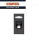 PRESA UTENTE RJ45 CAT6 UTP IMPACT TOOL GEWISS SYSTEM BLACK GW21684