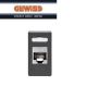 PRESA DATI RJ45 6 FTP TOOLLESS GEWISS SYSTEM BLACK GW21686