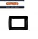 PLACCA 3 POSTI GEWISS TOP SYSTEM GW22513 NERO