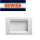 PLACCA 18P 6+6+6 BIANCO NUVOLA GEWISS PLAYBUS YOUNG GW32029