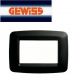 PLACCA 3P NERO GEWISS PLAYBUS YOUNG GW32303