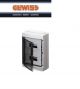 CENTRALINO DA PARETE 24 MODULI IP65 PORTA FUME' GEWISS GW40124.