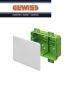 CASSETTA DERIVAZIONE DA INCASSO GEWISS GREEN WALL 196X152X75 GW48006PM