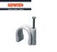 GRAFFETTA CON CHIODO DM 7-8 GEWISS GW50622 CLIPS 100PZ BIANCO