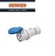 PRESA INDUSTRIALE MOBILE DIRITTA HP 2P+T 16A 230V 6H GEWISS GW62004H BLU