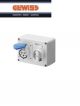 PRESA FISSA GEWISS CON FONDO SENZA FUSIBILI 16A 2P+T GW66004.