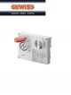 PRESA FISSA GEWISS CON FONDO CON FUSIBILI 16A 3P+T GW66030.