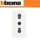 PRESA BIVALENTE 10/16A BTICINO LIVING AXOLUTE AIR BIANCO HD4180