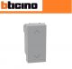 DOPPIO PULSANTE INTERBLOCCATO GRIGIO BTICINO MATIX GO JG4037N