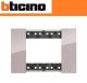 PLACCA 3 MODULI AURA BTICINO LIVING NOW KA4803DM