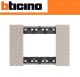 PLACCA 3 MODULI OPTIC BTICINO LIVING NOW EFFETTO PIXEL KA4803MM