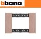 PLACCA 3 MODULI RAME BTICINO LIVING NOW ZAMA KA4803ZM