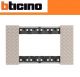 PLACCA 4 MODULI OPTIC BTICINO LIVING NOW EFFETTO PIXEL KA4804MM