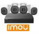 POE KIT 1 NVR LC NVR1104HS P S3 H + 4 TELECAMERE BULLET IPC F22A  IMOU