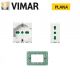 VIMAR PLANA PRESA BIPASSO 14203+SCHUKO 16A 14210+SUPPORTO 3P 14613