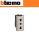 PRESA BIPASSO 2P+T 16A BTICINO LIVING NOW SABBIA KM4180