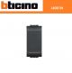 INTERRUTTORE 1P 16AX BTICINO LIVING INTERNATIONAL L4001N ANTRACITE