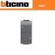 DOPPIO PULSANTE INTERBLOCCATO 10A BTICINO LIVING INTERNATIONAL L4037 ANTRACITE