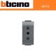 PRESA 2P+T 10A BTICINO LIVING INTERNATIONAL L4113 ANTRACITE