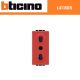 PRESA BIVALENTE 16A BTICINO LIVING LIGHT L4180R ROSSO