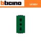 PRESA BIVALENTE 16A BTICINO LIVING LIGHT L4180V VERDE