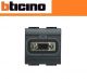PRESA VIDEO HD15 BTICINO LIVING INTERNATIONAL L4282 ANTRACITE
