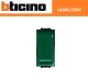 SPECULA 230V CON LAMPADA BTICINO LIVING LIGHT L4385/230V VERDE