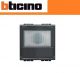 INTERRUTTORE GREEN SWITCH LAMPADE INCANDESCENZA BTICINO LIVING INTERNATIONAL L4434N ANTRACITE