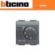 TERMOSTATO CONDIZIONAMENTO 230V BTICINO LIVING INTERNATIONAL L4441 ANTRACITE